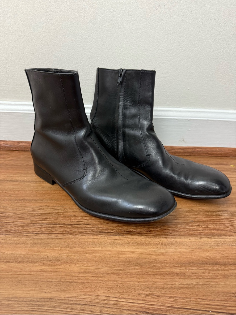 Jil Sander Men’s Black Leather Boots
